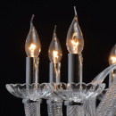 Szklany, duży żyrandol na 10 żarówek Ella MW-LIGHT Elegance 483013610