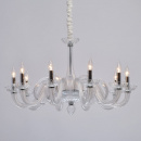 Szklany, duży żyrandol na 10 żarówek Ella MW-LIGHT Elegance 483013610