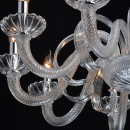 Szklany, duży żyrandol na 10 żarówek Ella MW-LIGHT Elegance 483013610