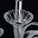 Szklany, duży żyrandol na 10 żarówek Ella MW-LIGHT Elegance 483013610