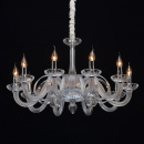 Szklany, duży żyrandol na 10 żarówek Ella MW-LIGHT Elegance 483013610