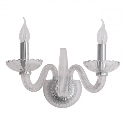 Szklany, podwójny kinkiet ścienny Ella MW-LIGHT Elegance 483023702