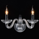 Szklany, podwójny kinkiet ścienny Ella MW-LIGHT Elegance 483023702