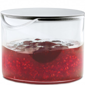 Szklany pojemnik kuchenny ze stalową pokrywą Blomus Basic B63619