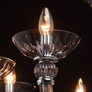 Szklany żyrandol 8-ramienny (przydymiane szkło) Ella MW-LIGHT Elegance 483012508