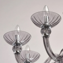 Szklany żyrandol 8-ramienny (przydymiane szkło) Ella MW-LIGHT Elegance 483012508