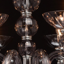 Szklany żyrandol 8-ramienny (przydymiane szkło) Ella MW-LIGHT Elegance 483012508