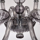 Szklany żyrandol 8-ramienny (przydymiane szkło) Ella MW-LIGHT Elegance 483012508