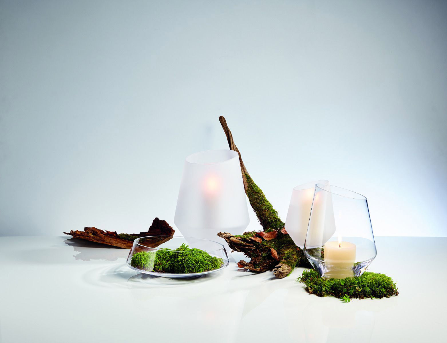 Szkło kryształowe i kryształ - patery i świeczniki