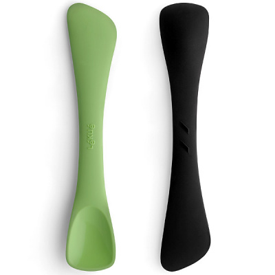 Szpatułka z łyżką Duo Tools Lekue zielona 0200410V05