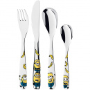 Sztućce dla dzieci, talerz, miseczka Minionki WMF oryginał 1286079964