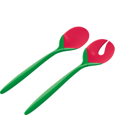 Sztućce do sałaty ZAK! Designs zielono-grejpfrutowe 2256-0422