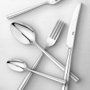 Sztućce gładkie, nowoczesne, proste Su Verlo 24 sztuki V-7000-ZESTAW