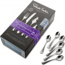 Sztućce młotkowane Honeybourne Robert Welch 24 sztuki + 6 łyżeczek do kawy HONBR1099V/30