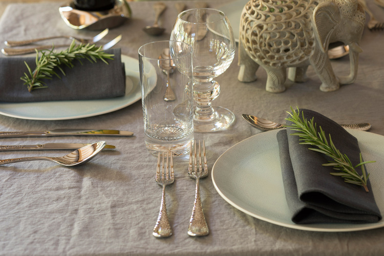 Sztućce młotkowane robert welch