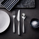 Sztućce stalowe Stanton Robert Welch 24 sztuk + noże do steków GRATIS STABR1099V/30