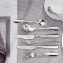 Sztućce stalowe Stanton Robert Welch 24 sztuk + noże do steków GRATIS STABR1099V/30