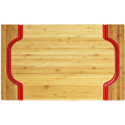 Taca bambusowa z silikonem FreeForm czerwona FF-PPBS1700RED