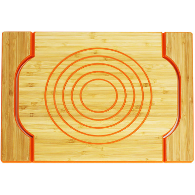 Taca do serwowania gorących potraw bambusowo-silikonowa FreeForm pomarańczowa FF-PRBS1701ORG