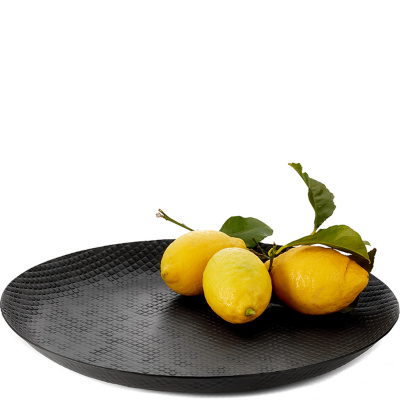 Taca na owoce czarna Outback Philippi 37 cm P219013