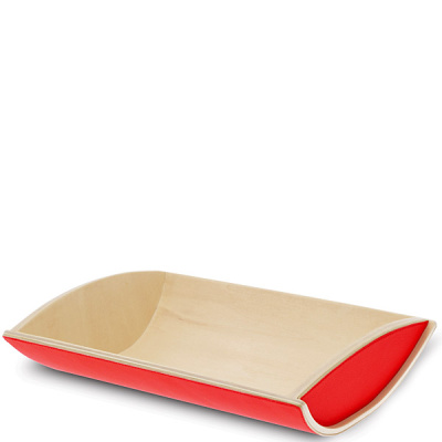 Taca na pieczywo GONDOLA Legnoart czerwona BT-1