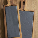 Taca porcelanowa do serwowania 30x11 cm, imitacja łupka Basalt Revol RV-640602-6