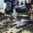 Taca porcelanowa do serwowania 30x11 cm, imitacja łupka Basalt Revol RV-640602-6