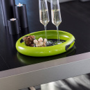 Taca z wysoką krawędzią i uchwytami Spacy Wesco czerwona 322101-02