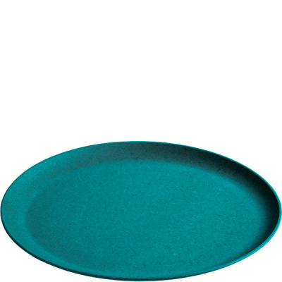 Talerz bambusowy 30cm Lurch BigGreenFoot niebieski LU-00019084