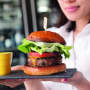 Talerz deserowy 25x12 cm, zagłębienie na kubek, imitacja łupka Basalt Revol RV-640692-6