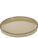 Talerz deserowy, płaski z rantem 21 cm Caractere Revol gałka muszkatołowa RV-652797-4