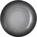 Talerz głęboki na owoce morza 27 cm, porcelanowy Revol Swell czarny piasek RV-653535-4