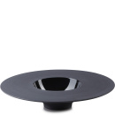Talerz głęboki z małym zagłębieniem 21 cm Sphere Revol czarna porcelana RV-653441-4