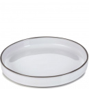 Talerz głęboki z rantem 23 cm Caractere Revol biały RV-652743-4