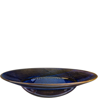 Talerz głęboki z szerokim rantem i zagłębieniem 0,4 Litra Deep Blue Verlo V-82009-3
