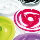 Talerz Pinwheel ZAK! Designs czarny 0015-0590