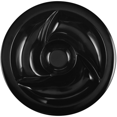 Talerz Pinwheel ZAK! Designs czarny 0015-0590