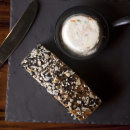 Talerz płaski 20x20 cm, porcelanowa imitacja łupka Basalt Revol RV-641007-6