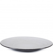 Talerz płaski 21,5 cm, porcelanowy Revol Swell biały piasek RV-653516-6