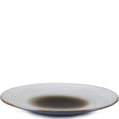 Talerz płaski 21,5 cm, porcelanowy Revol Swell brązowy piasek RV-653518-6