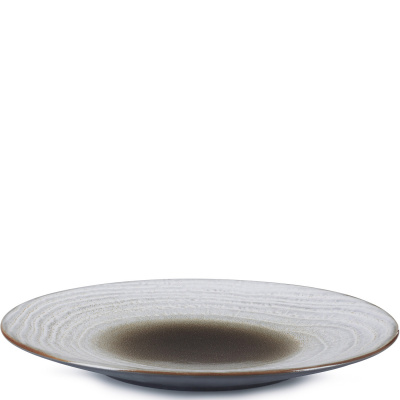 Talerz płaski 21,5 cm, porcelanowy Revol Swell brązowy piasek RV-653518-6