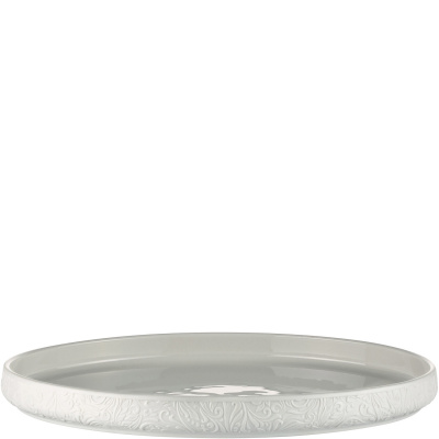 Talerz płaski 23 cm, porcelanowy ze wzorkiem Azzur Verlo V-86001-6