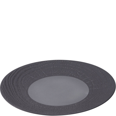 Talerz płaski 28 cm, porcelanowy Arborescence Revol grafitowy RV-648280-6
