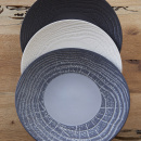 Talerz płaski 28 cm, porcelanowy Arborescence Revol kość słoniowa RV-648279-6