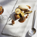 Talerz płaski 30x16 cm, biała, porcelanowa imitacja łupka Basalt Revol RV-646120-6