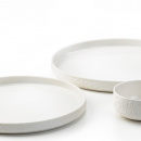 Talerz płaski duży 26 cm, porcelanowy ze wzorkiem Azzur Verlo V-86002-6