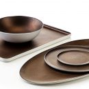 Talerz płaski postarzana miedź Eter Verlo 20,5 cm V-85009-6