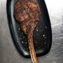 Talerz płaski z czarnej porcelany 26x26 cm Revol Club RV-647932-6