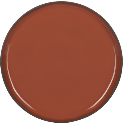 Talerz płaski z rantem 26 cm Caractere Revol cynamonowy RV-652705-4