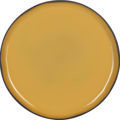Talerz płaski z rantem 26 cm Caractere Revol kurkuma RV-652708-4